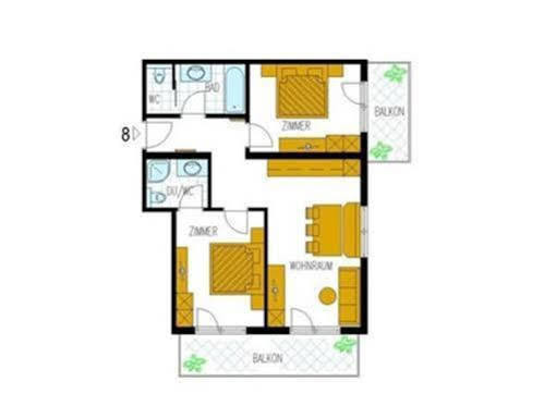 阿尔平巴切公寓式酒店 瑟弗浩斯 外观 照片